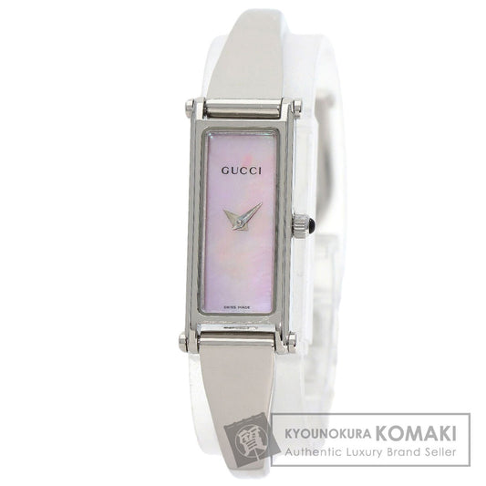 GUCCI Square face Watches 1500L Stainless Steel/Stainless Steel Ladies