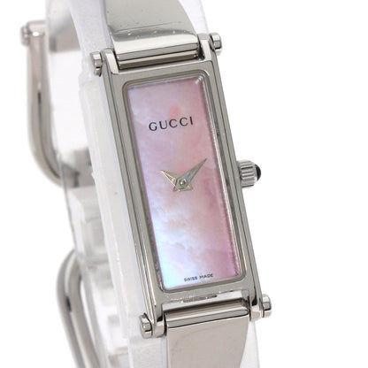 GUCCI Square face Watches 1500L Stainless Steel/Stainless Steel Ladies