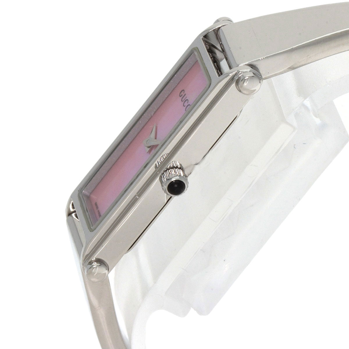 GUCCI Square face Watches 1500L Stainless Steel/Stainless Steel Ladies