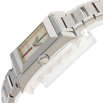 GUCCI Square face Watches 111L Stainless Steel/Stainless Steel Ladies