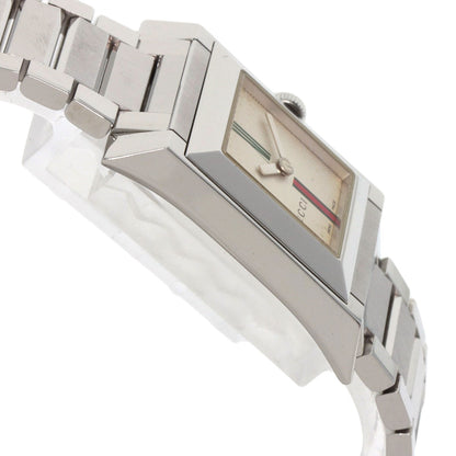 GUCCI Square face Watches 111L Stainless Steel/Stainless Steel Ladies