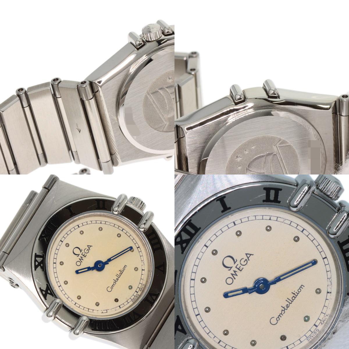 OMEGA Constellation flat bezel Watches Stainless Steel/Stainless Steel Ladies