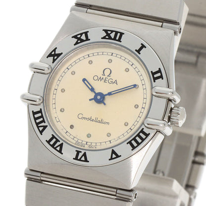 OMEGA Constellation flat bezel Watches Stainless Steel/Stainless Steel Ladies