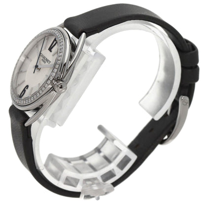 Chaumet Lian Diamond Bezel Watches W23211-01A Stainless Steel/Leather Ladies