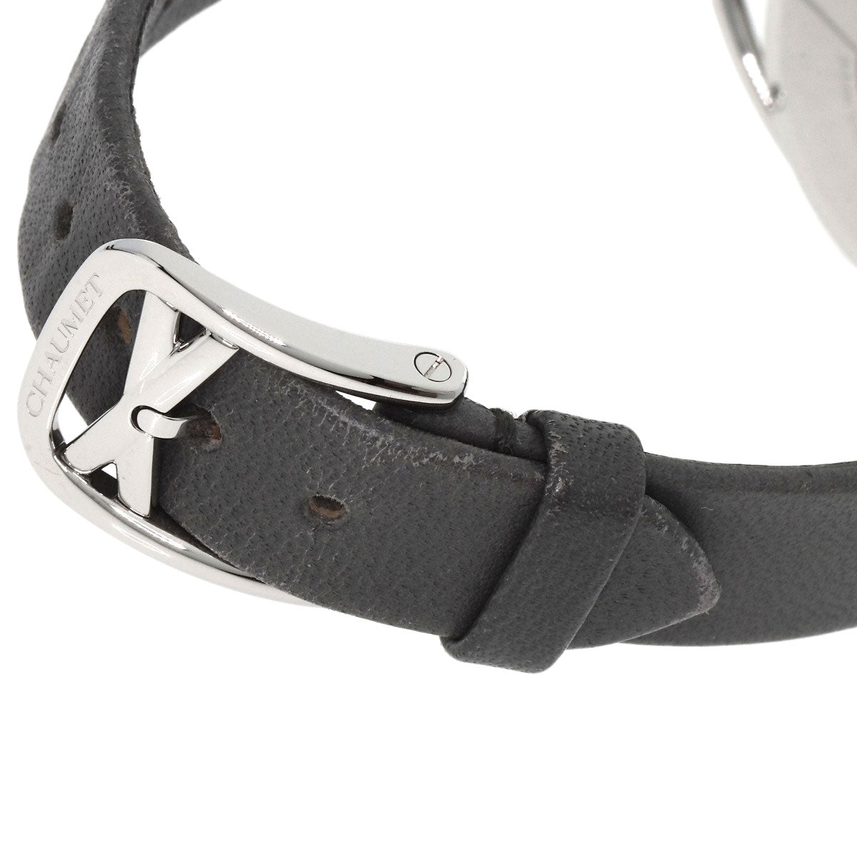 Chaumet Lian Diamond Bezel Watches W23211-01A Stainless Steel/Leather Ladies