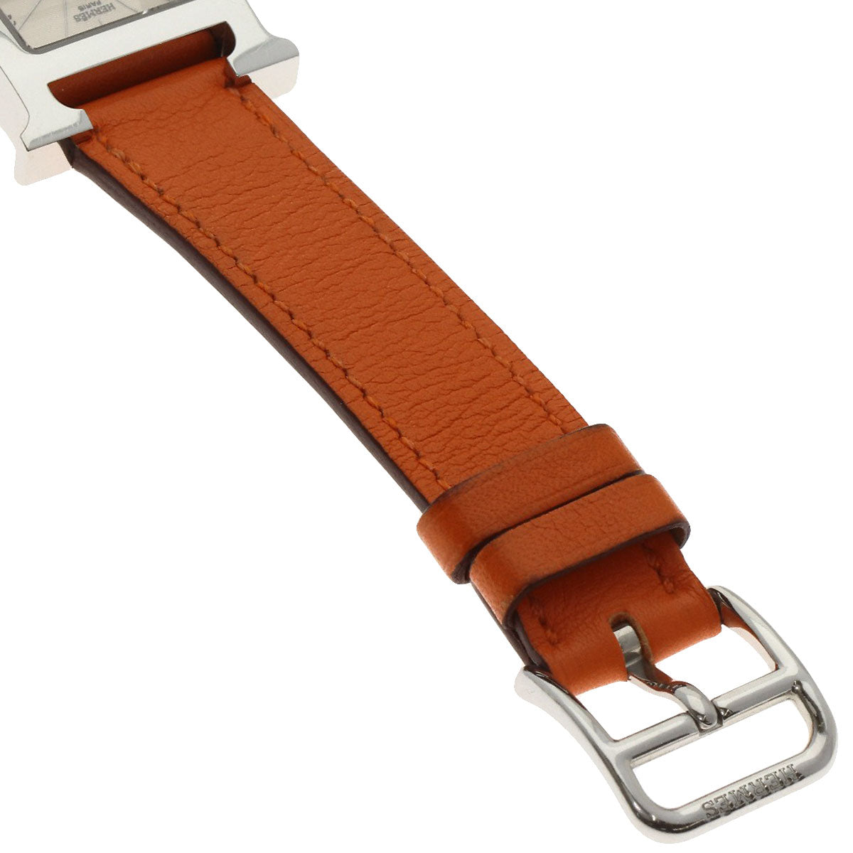 HERMES H watch Deburuturu Watches HH1.210 Stainless Steel/Leather Ladies