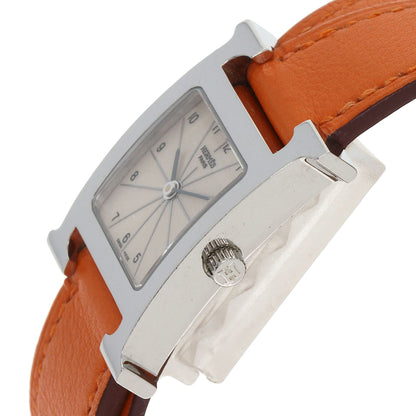 HERMES H watch Deburuturu Watches HH1.210 Stainless Steel/Leather Ladies