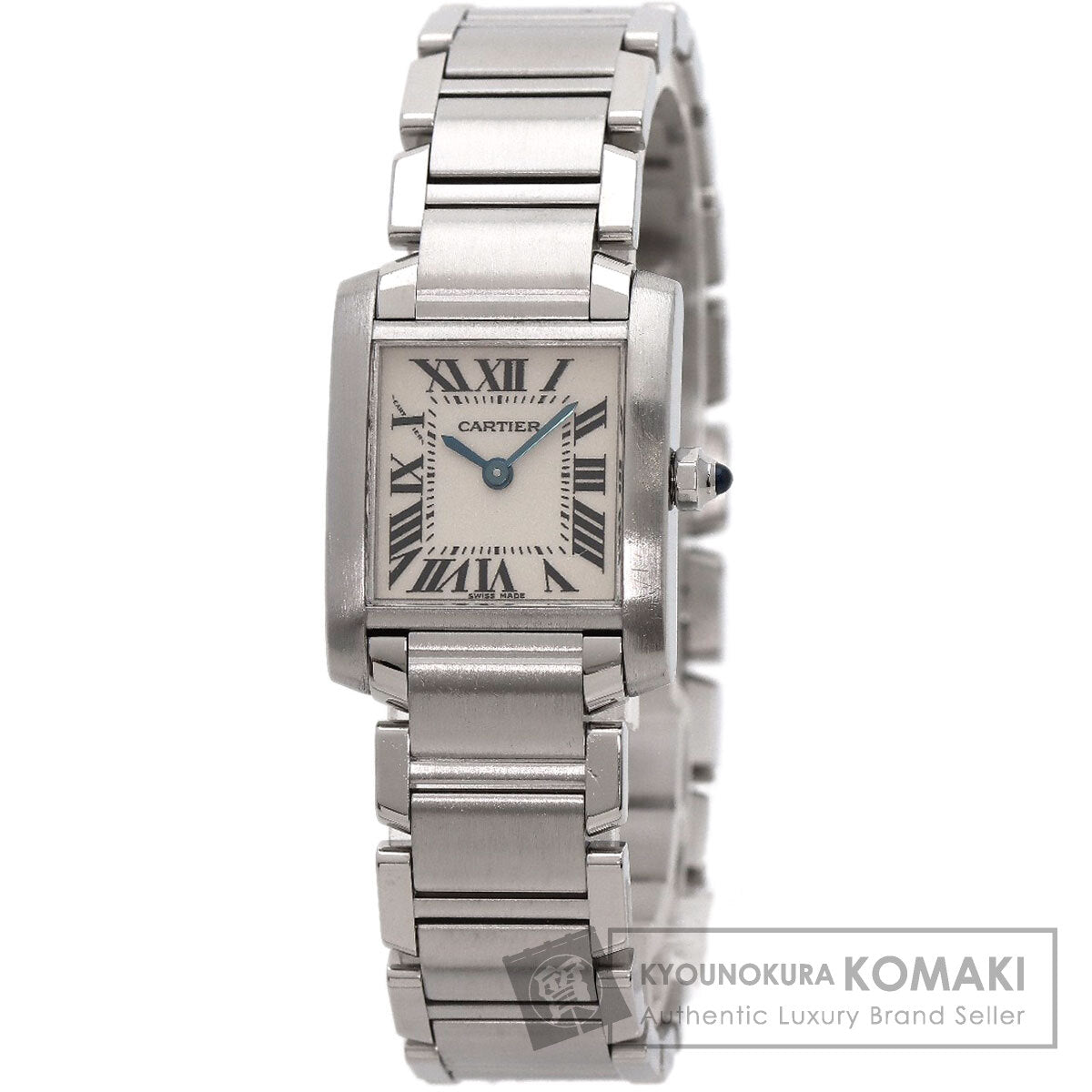 CARTIER Tank francaise SM Watches W51008Q3 Stainless Steel/Stainless Steel Ladies