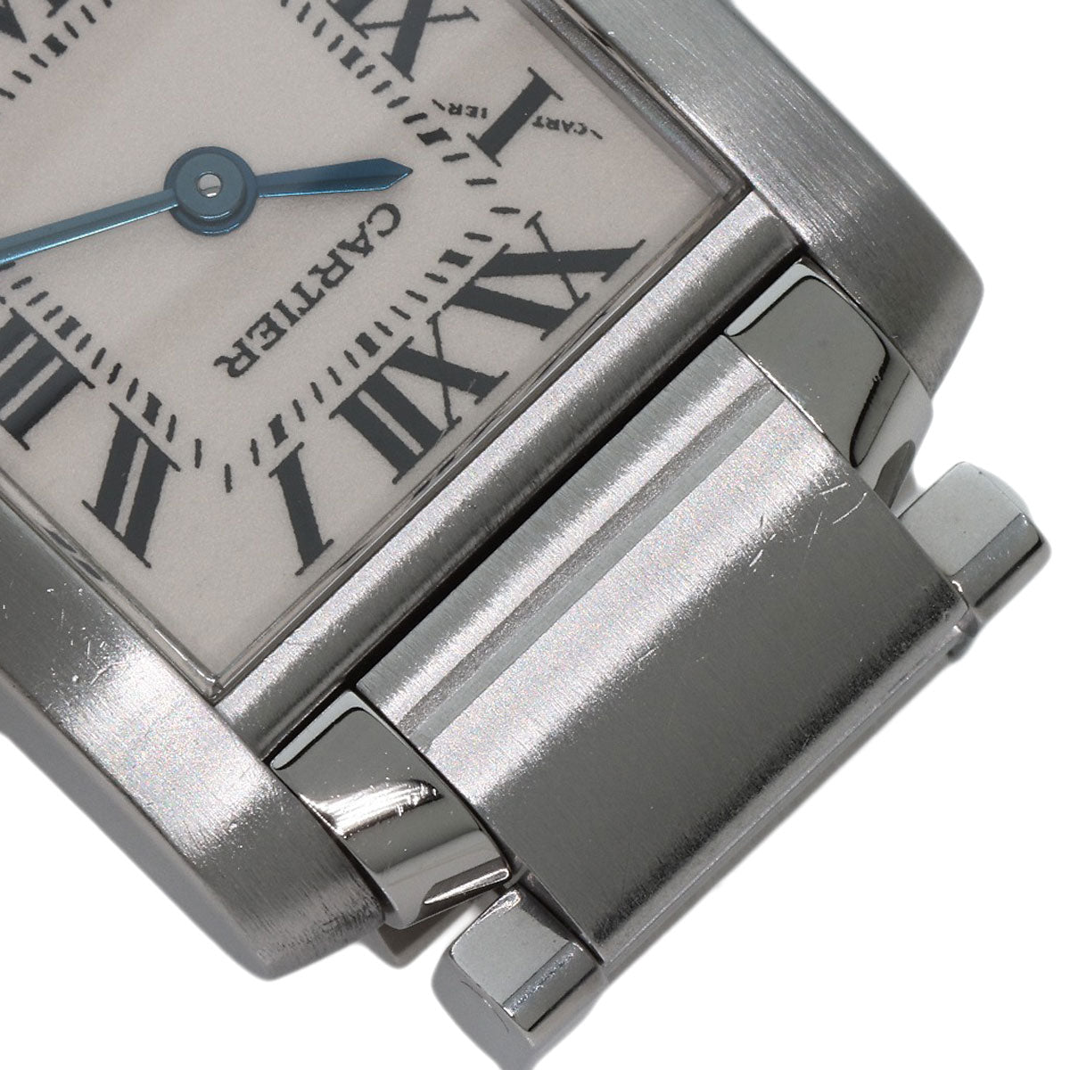 CARTIER Tank francaise SM Watches W51008Q3 Stainless Steel/Stainless Steel Ladies