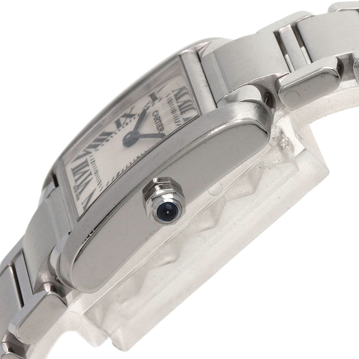 CARTIER Tank francaise SM Watches W51008Q3 Stainless Steel/Stainless Steel Ladies