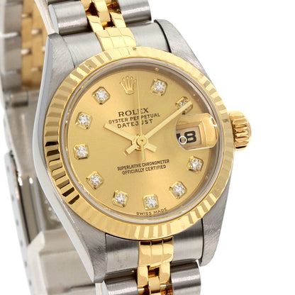 ROLEX DATEJUST 10P Diamond Watches 79173 Stainless Steel/SSxK18YG Ladies