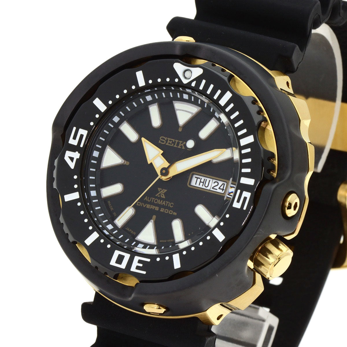 SEIKO Prospex Watches SRPA82J1 4R36-05T0 Gold Plated/Rubber mens