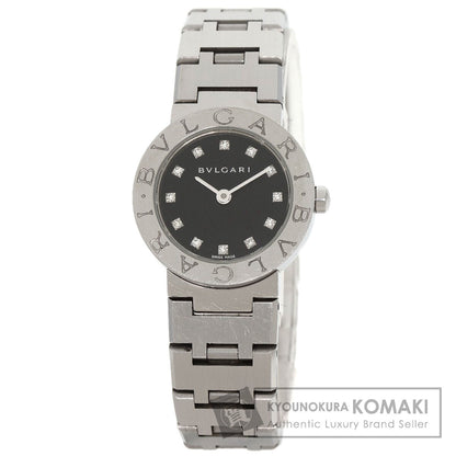 BVLGARI BVLGARI BVLGARI 12P Diamond Watches BB23SS Stainless Steel/Stainless Steel Ladies