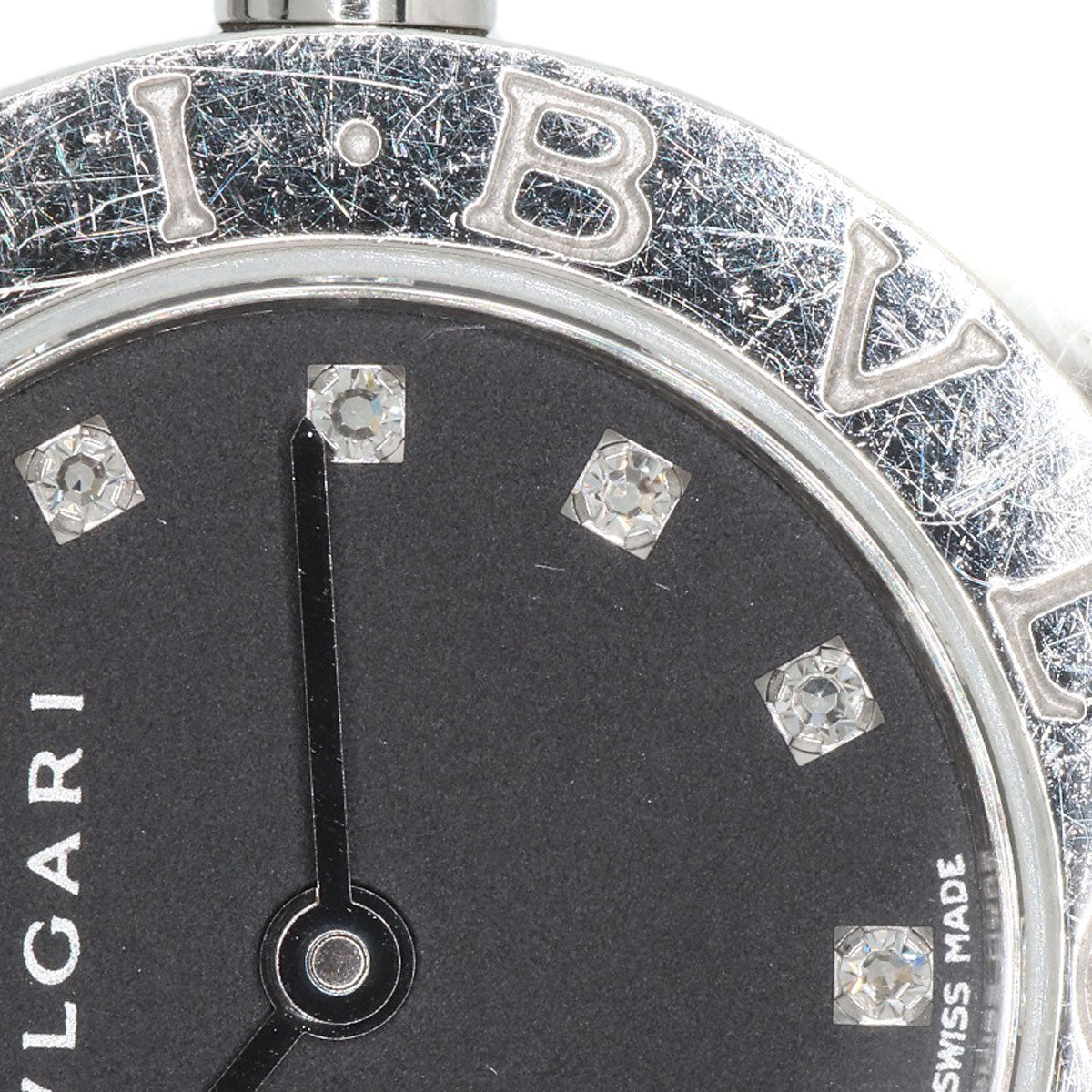 BVLGARI BVLGARI BVLGARI 12P Diamond Watches BB23SS Stainless Steel/Stainless Steel Ladies