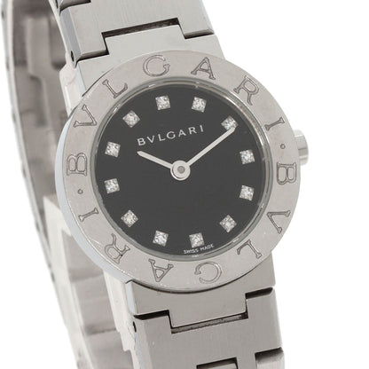 BVLGARI BVLGARI BVLGARI 12P Diamond Watches BB23SS Stainless Steel/Stainless Steel Ladies