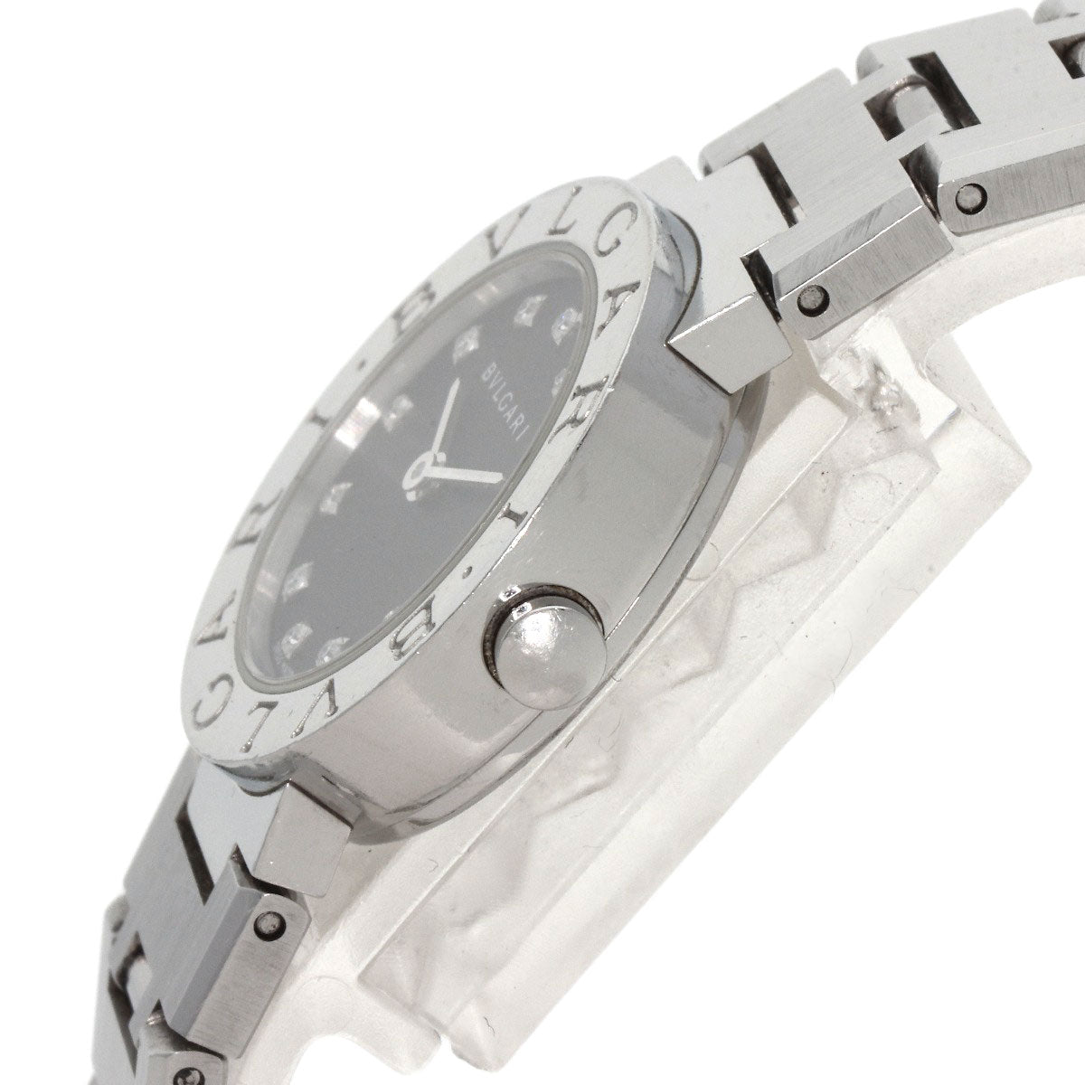 BVLGARI BVLGARI BVLGARI 12P Diamond Watches BB23SS Stainless Steel/Stainless Steel Ladies