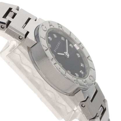 BVLGARI BVLGARI BVLGARI 12P Diamond Watches BB23SS Stainless Steel/Stainless Steel Ladies