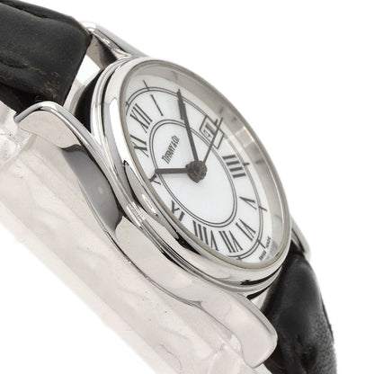 TIFFANY&Co. Classic Round Face Watches  Stainless Steel/Leather Ladies