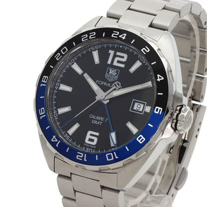 TAG HEUER FORMULA1 CALIBER 7 GMT Watches WAZ211A Stainless Steel/Stainless Steel mens