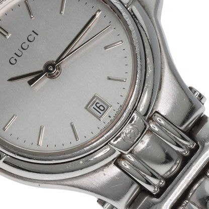 GUCCI Round face Watches 9040L Stainless Steel/Stainless Steel Ladies