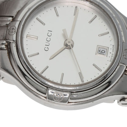 GUCCI Round face Watches 9040L Stainless Steel/Stainless Steel Ladies