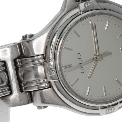 GUCCI Round face Watches 9040L Stainless Steel/Stainless Steel Ladies