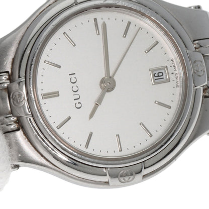 GUCCI Round face Watches 9040L Stainless Steel/Stainless Steel Ladies