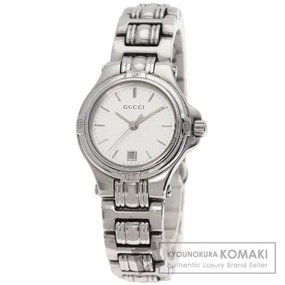 GUCCI Round face Watches 9040L Stainless Steel/Stainless Steel Ladies