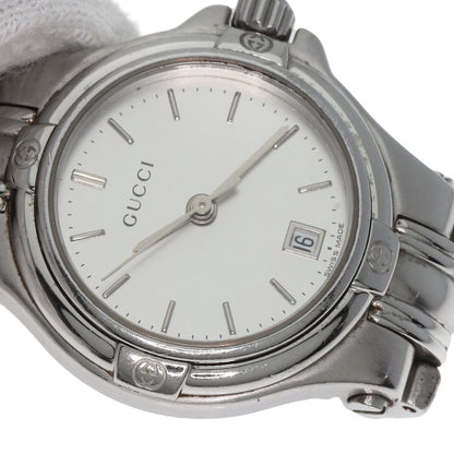 GUCCI Round face Watches 9040L Stainless Steel/Stainless Steel Ladies