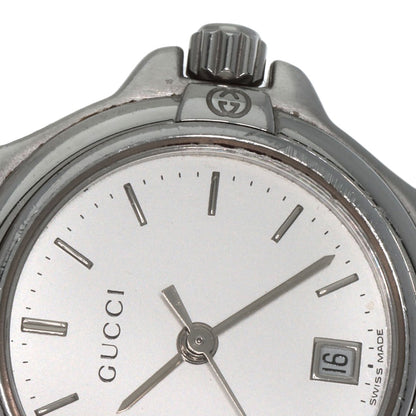 GUCCI Round face Watches 9040L Stainless Steel/Stainless Steel Ladies