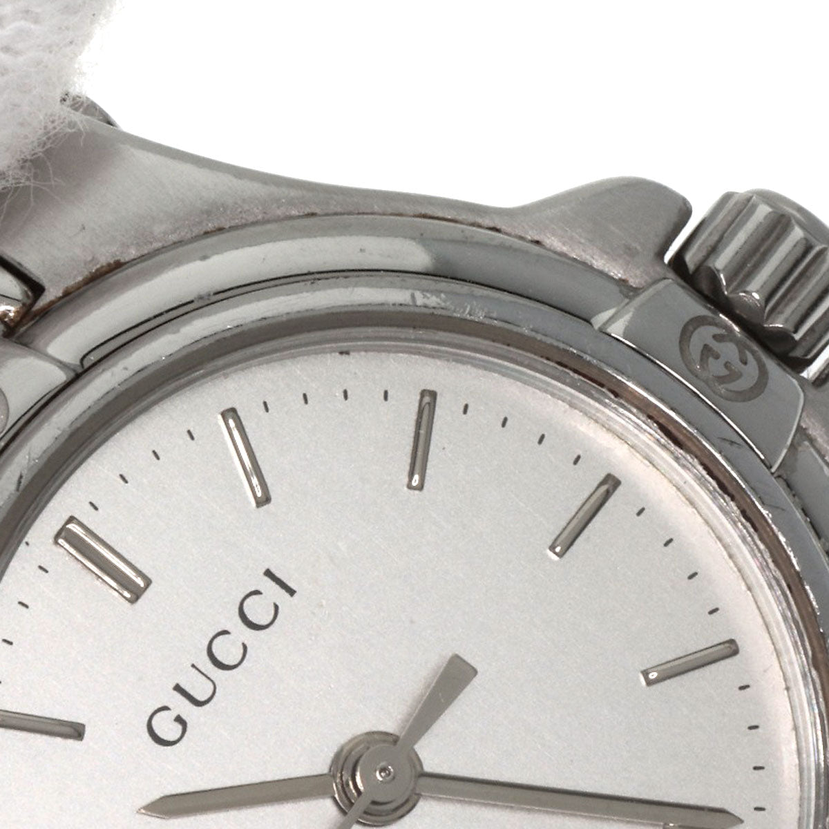 GUCCI Round face Watches 9040L Stainless Steel/Stainless Steel Ladies