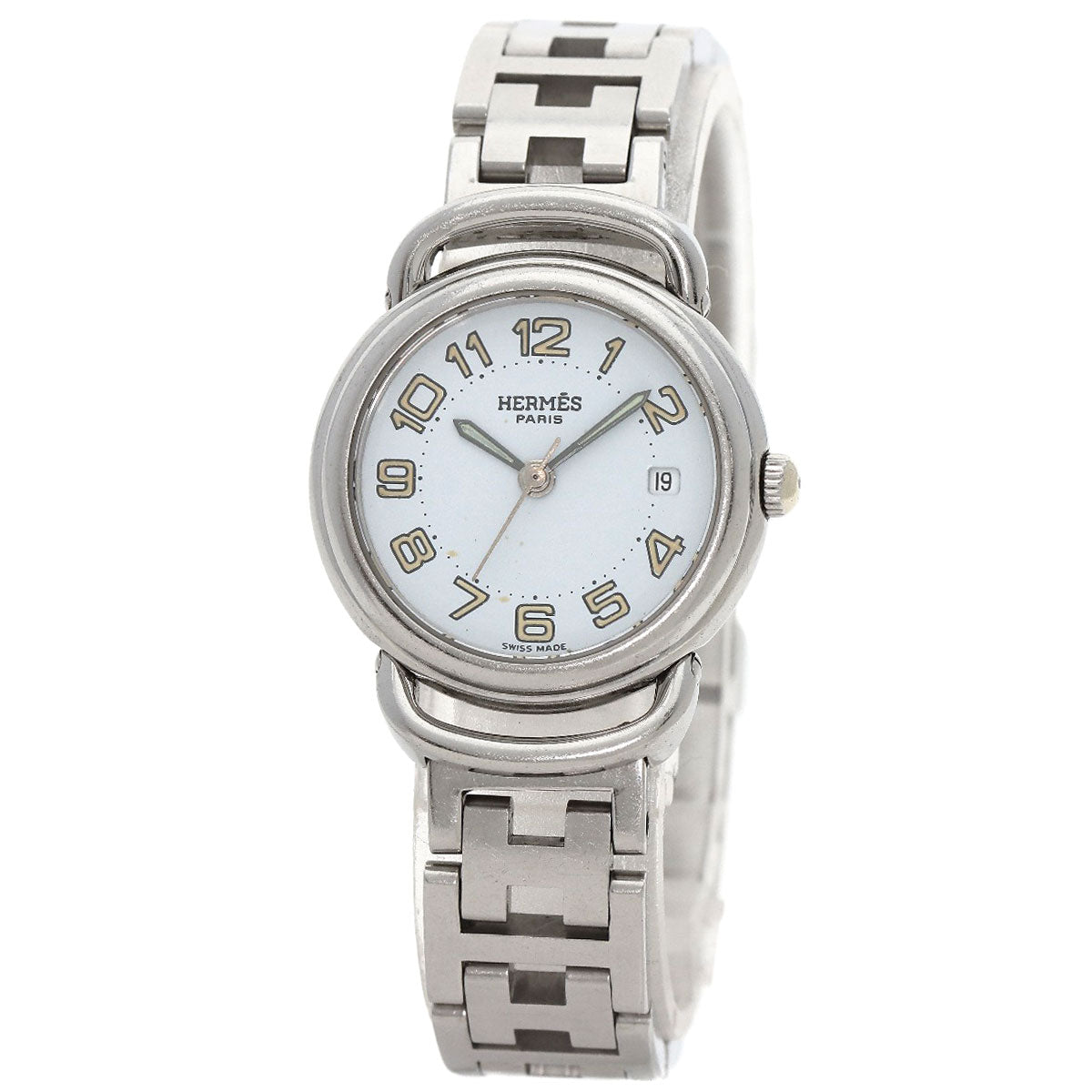 HERMES Pullman Watches PU2.210 Stainless Steel/Stainless Steel Ladies