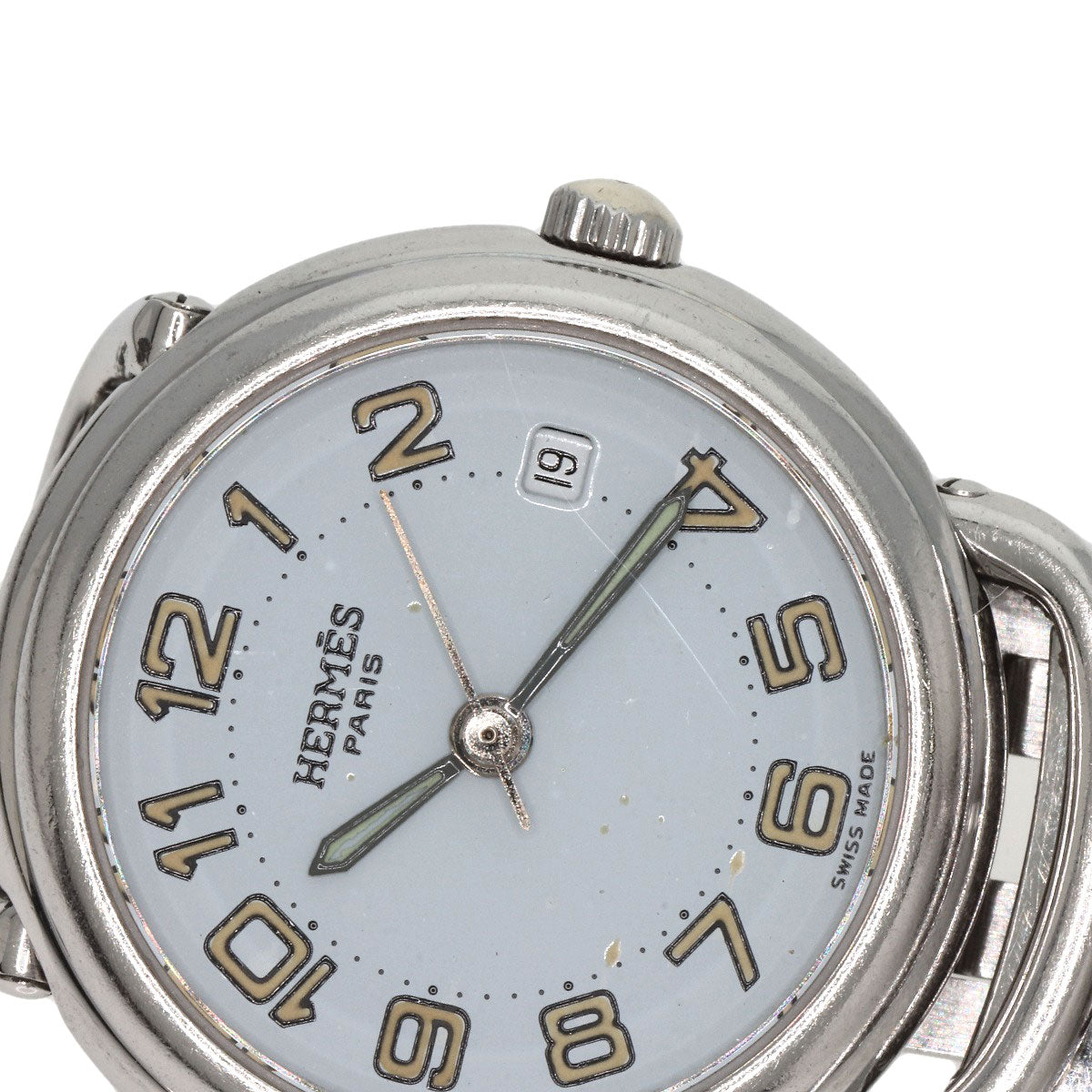 HERMES Pullman Watches PU2.210 Stainless Steel/Stainless Steel Ladies