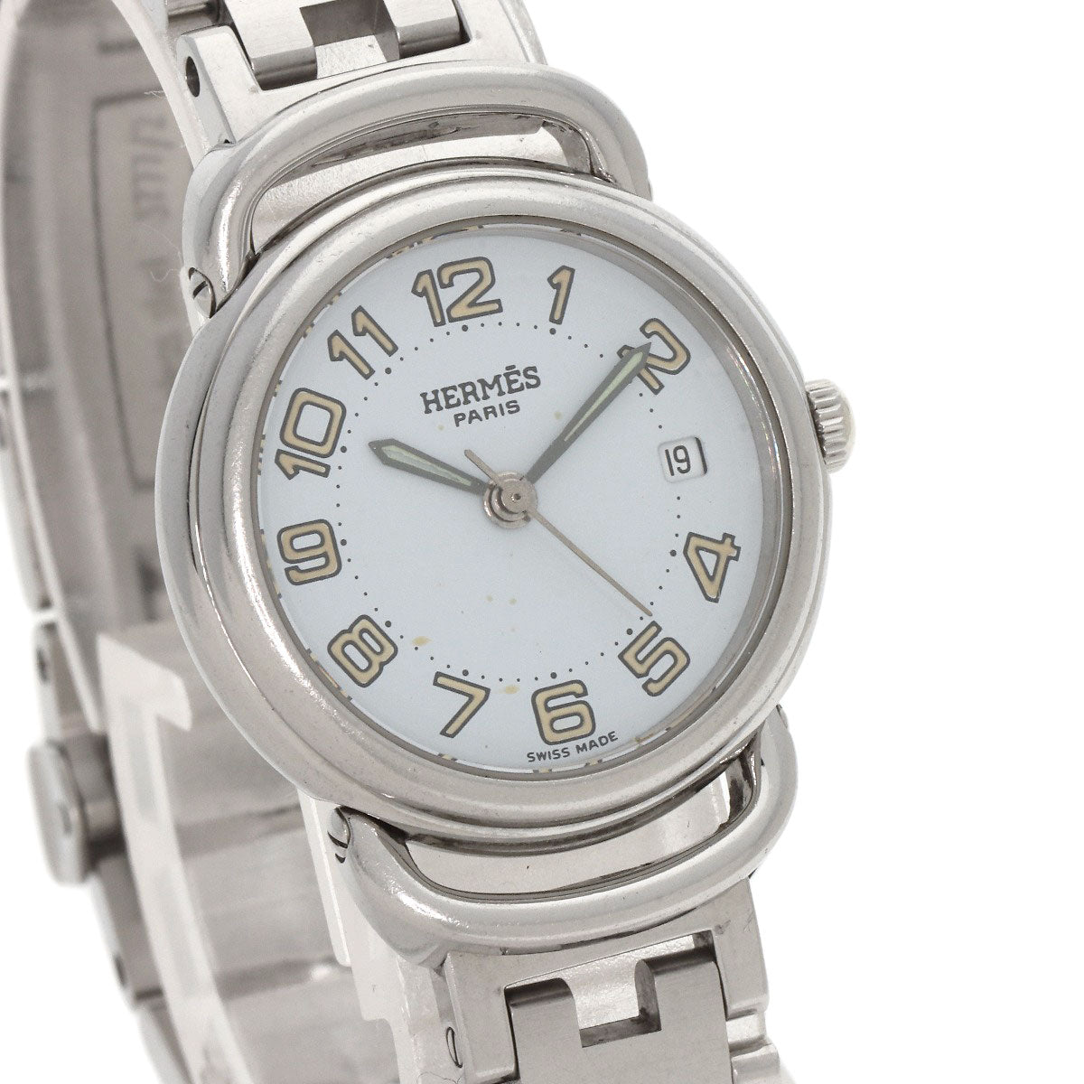 HERMES Pullman Watches PU2.210 Stainless Steel/Stainless Steel Ladies