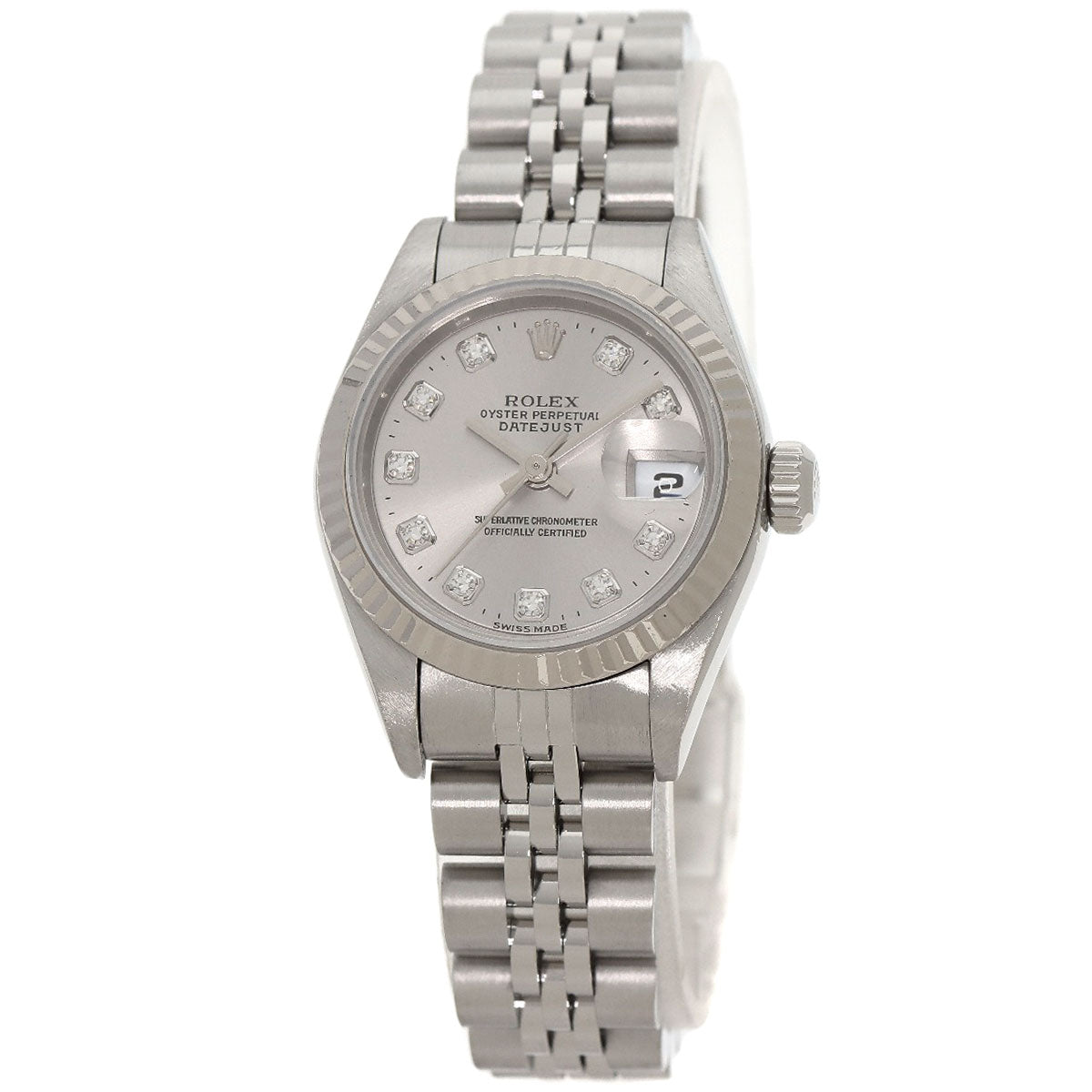 ROLEX DATEJUST 10P Diamond Watches 79174G Stainless Steel/Stainless Steel Ladies