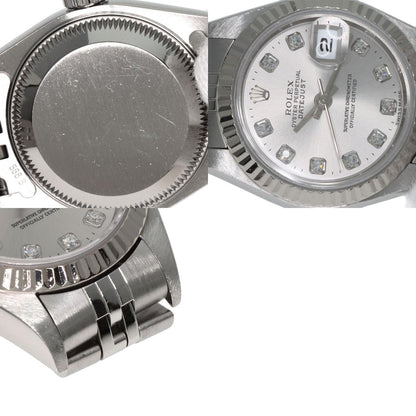ROLEX DATEJUST 10P Diamond Watches 79174G Stainless Steel/Stainless Steel Ladies
