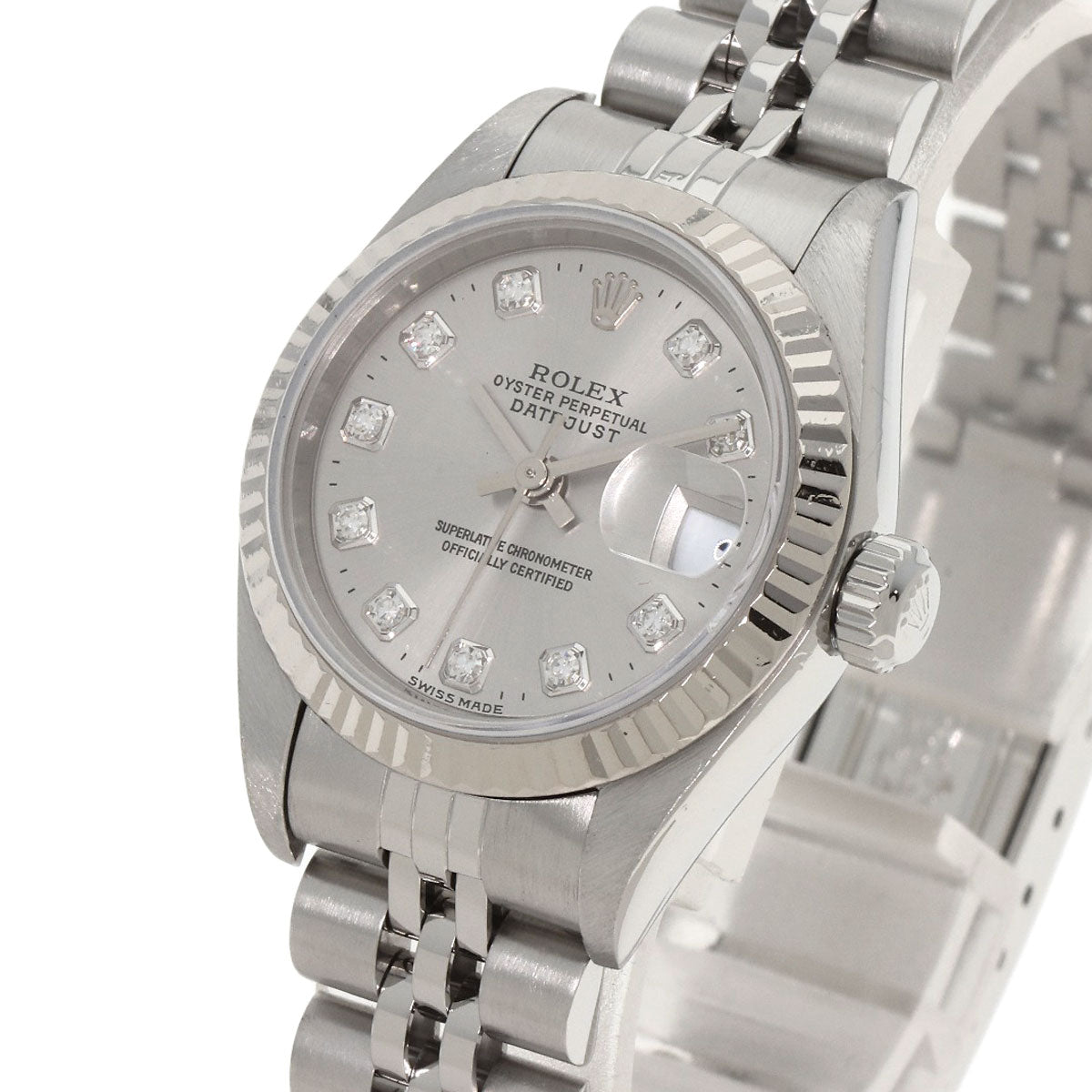 ROLEX DATEJUST 10P Diamond Watches 79174G Stainless Steel/Stainless Steel Ladies