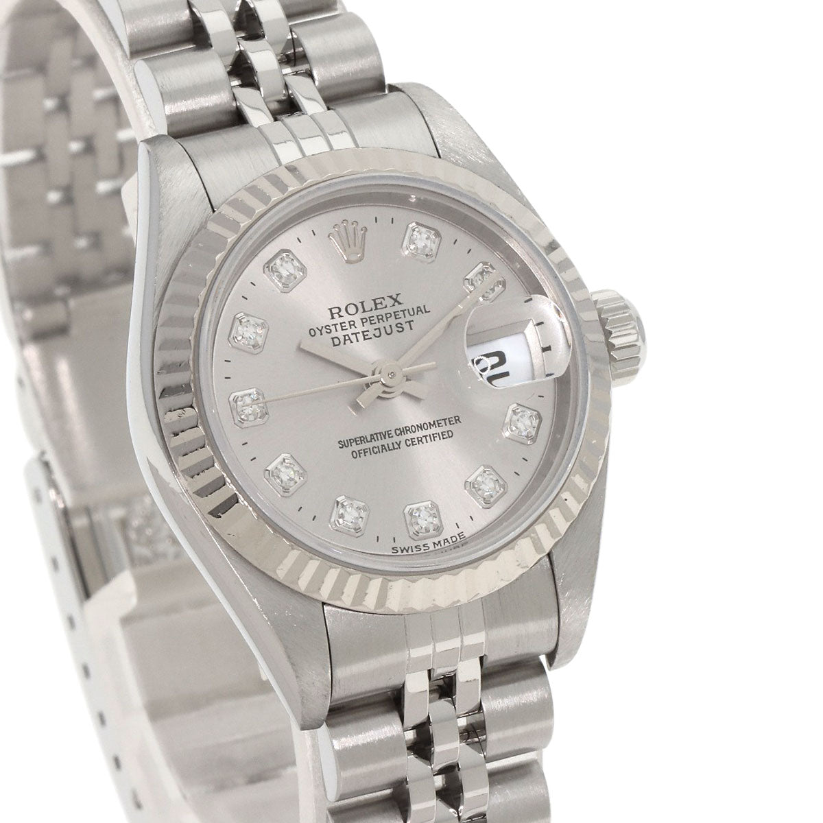 ROLEX DATEJUST 10P Diamond Watches 79174G Stainless Steel/Stainless Steel Ladies