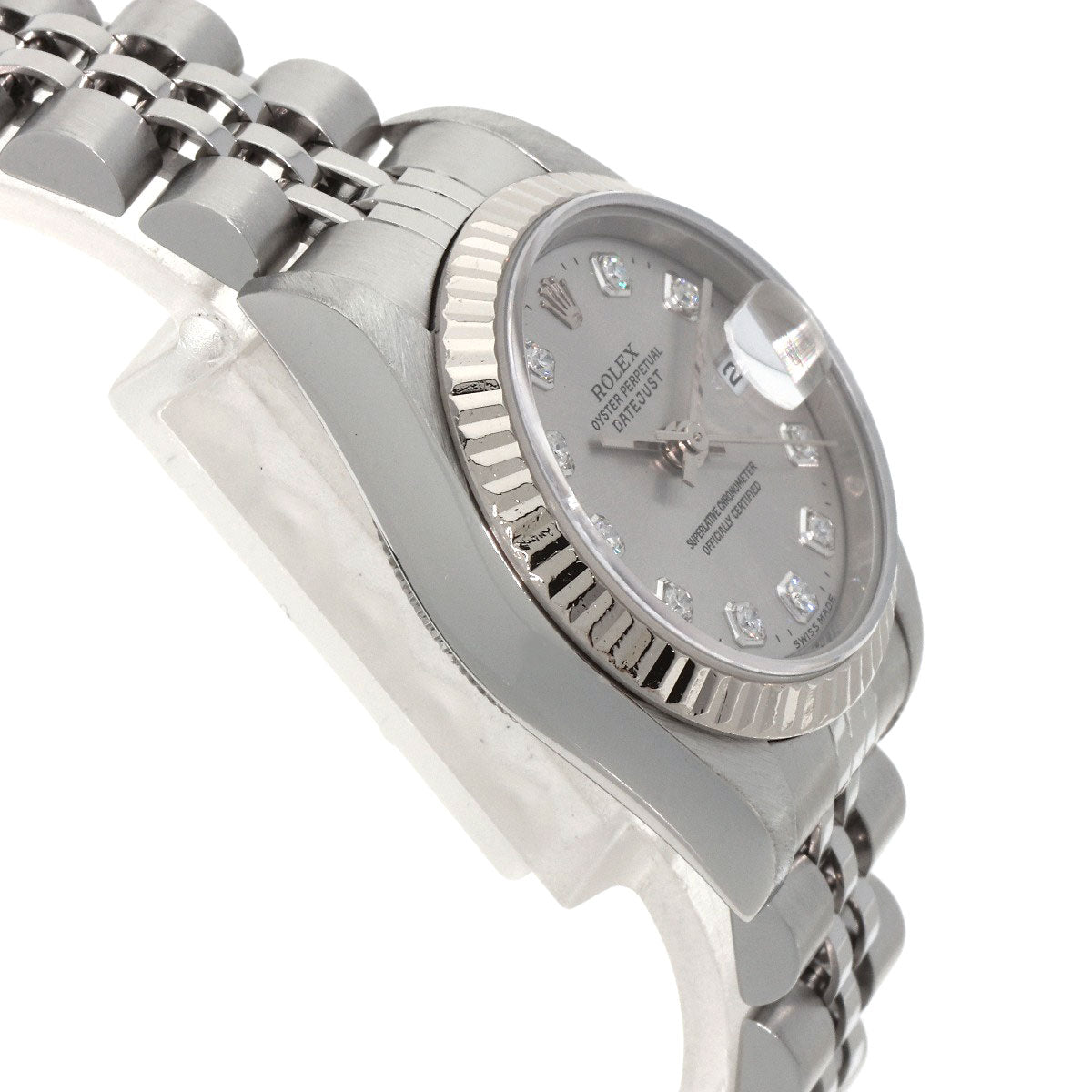 ROLEX DATEJUST 10P Diamond Watches 79174G Stainless Steel/Stainless Steel Ladies