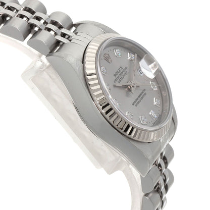 ROLEX DATEJUST 10P Diamond Watches 79174G Stainless Steel/Stainless Steel Ladies