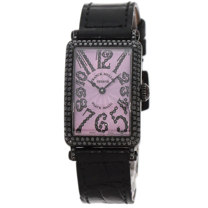 FRANCK MULLER Long Island BLACK MAGIC Limited to 400 pieces Watches 902QZD K18 White Gold/Leather Ladies