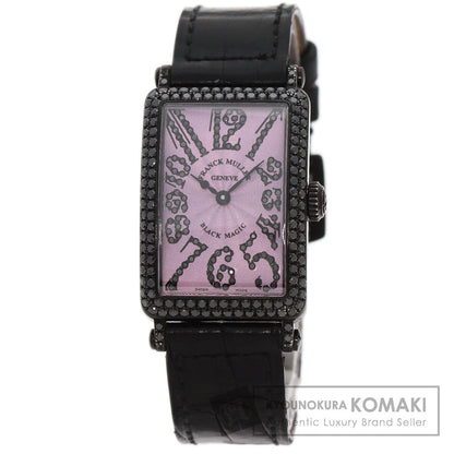 FRANCK MULLER Long Island BLACK MAGIC Limited to 400 pieces Watches 902QZD K18 White Gold/Leather Ladies