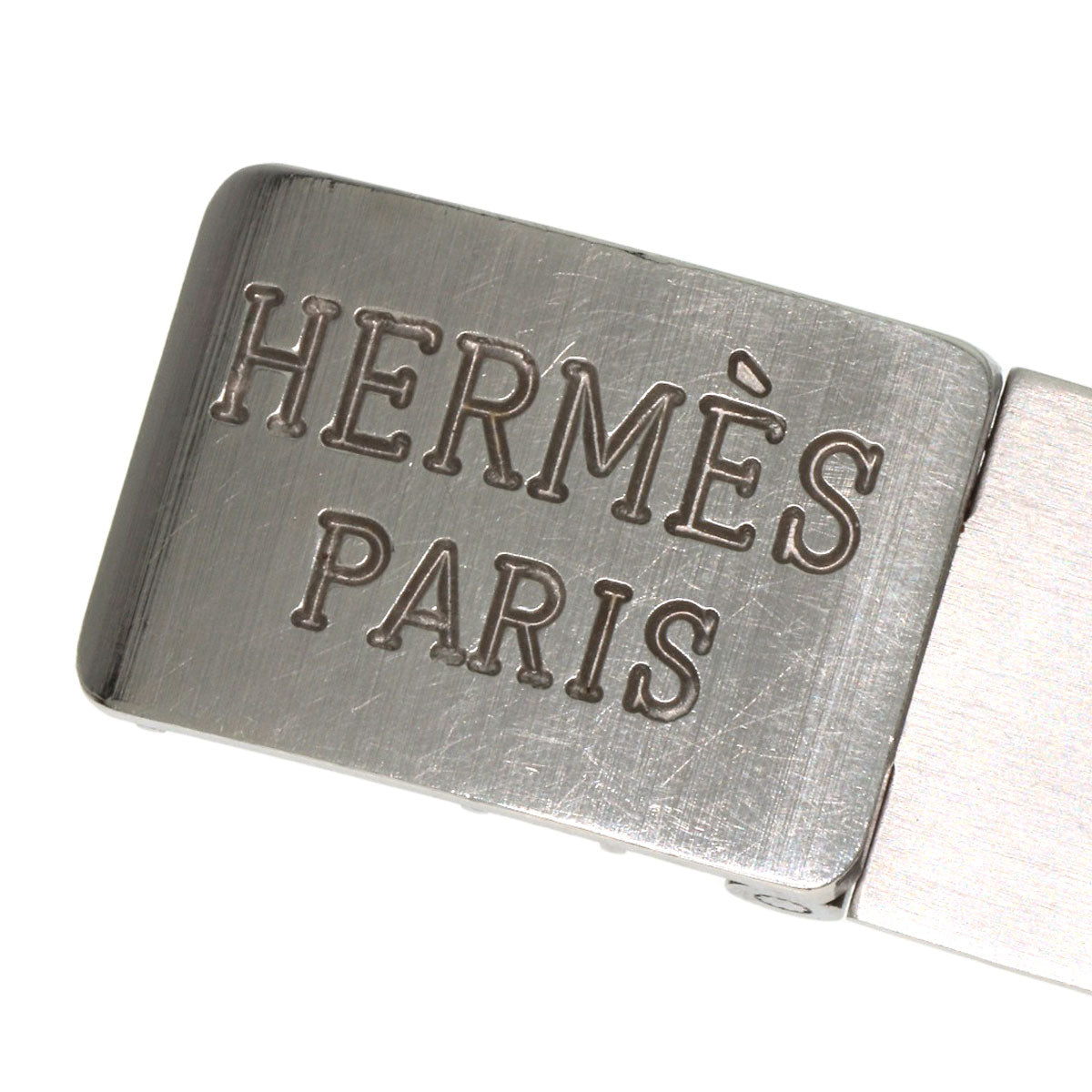 HERMES Clipper Old Belt Watches  Stainless Steel/SSxGP mens