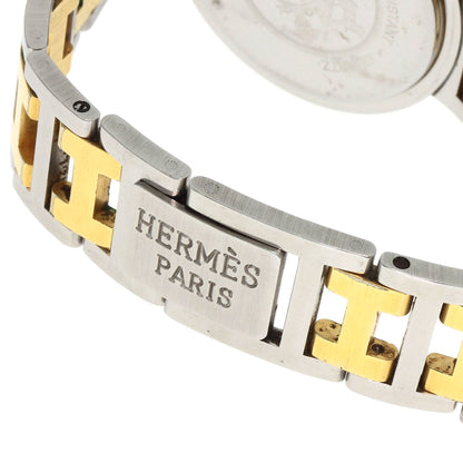 HERMES Clipper Old Belt Watches  Stainless Steel/SSxGP mens