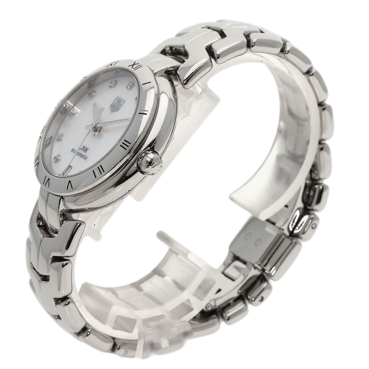 TAG HEUER Link Caliber 7 11P Diamond Watches WAT2315 Stainless Steel/Stainless Steel mens