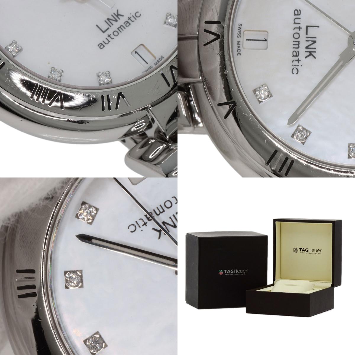 TAG HEUER Link Caliber 7 11P Diamond Watches WAT2315 Stainless Steel/Stainless Steel mens