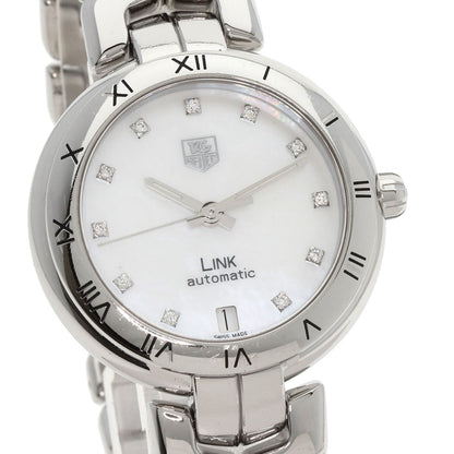 TAG HEUER Link Caliber 7 11P Diamond Watches WAT2315 Stainless Steel/Stainless Steel mens