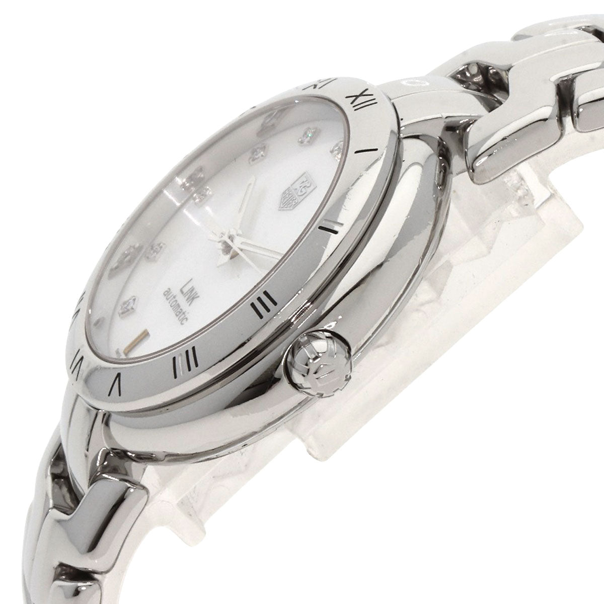 TAG HEUER Link Caliber 7 11P Diamond Watches WAT2315 Stainless Steel/Stainless Steel mens