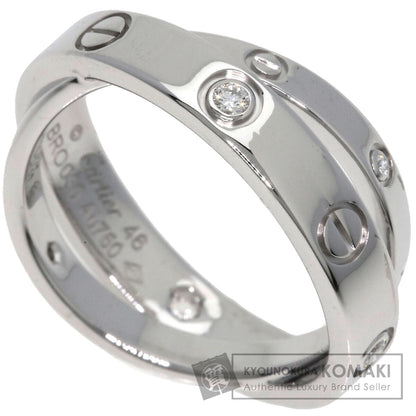 CARTIER   Ring Be Love 6P Diamond #46 K18 White Gold Ladies