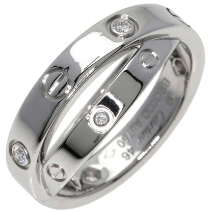 CARTIER   Ring Be Love 6P Diamond #46 K18 White Gold Ladies